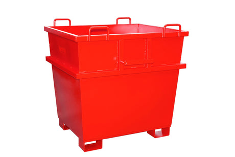 Universalcontainer UC 1000, lackiert, Feuerrot - Staplertechnik24 - 4472 - 07 - 0000 - 2