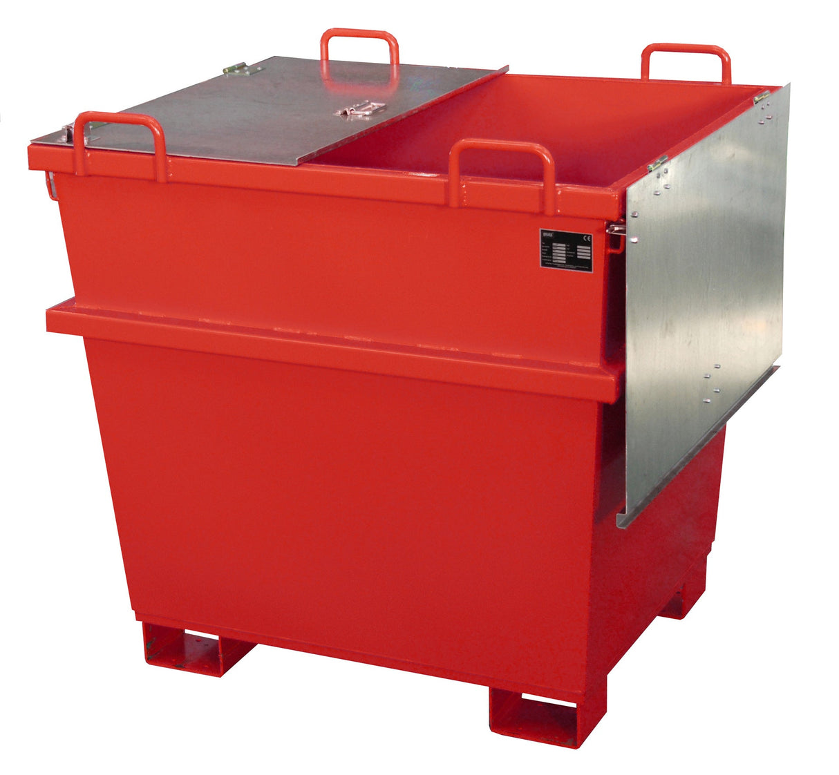 Universalcontainer UC 1000, lackiert, Feuerrot - Staplertechnik24 - 4472 - 07 - 0000 - 2