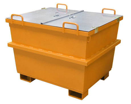 Universalcontainer UC 750, lackiert, Gelborange - Staplertechnik24 - 4472 - 08 - 0000 - 1