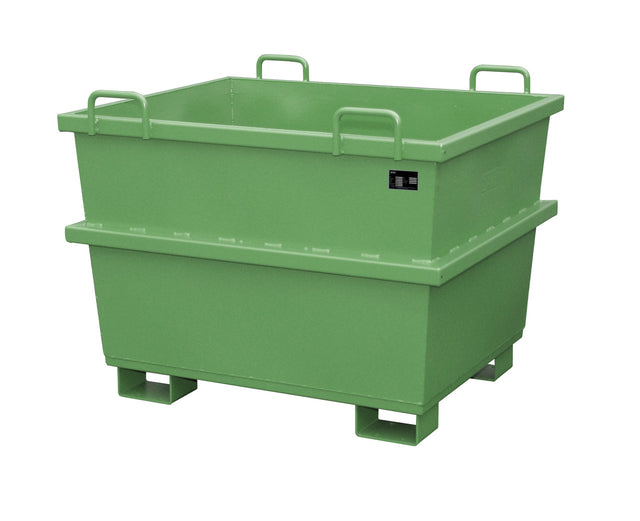 Universalcontainer UC 750, lackiert, Resedagrün - Staplertechnik24 - 4472 - 08 - 0000 - 4