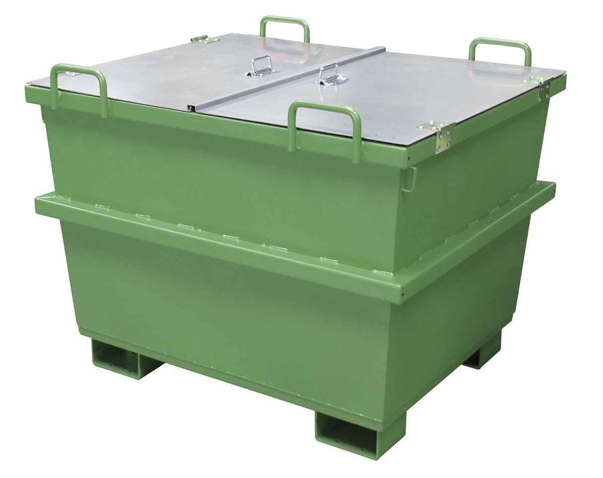 Universalcontainer UC 750, lackiert, Resedagrün - Staplertechnik24 - 4472 - 08 - 0000 - 4